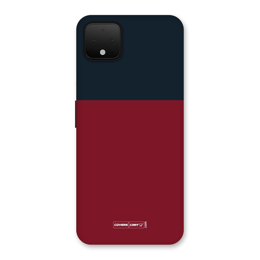 Maroon and Navy Blue Back Case for Google Pixel 4 XL