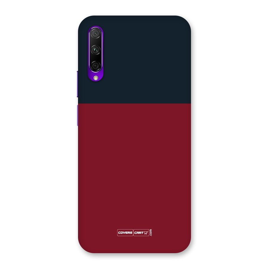 Maroon and Navy Blue Back Case for Honor 9X Pro