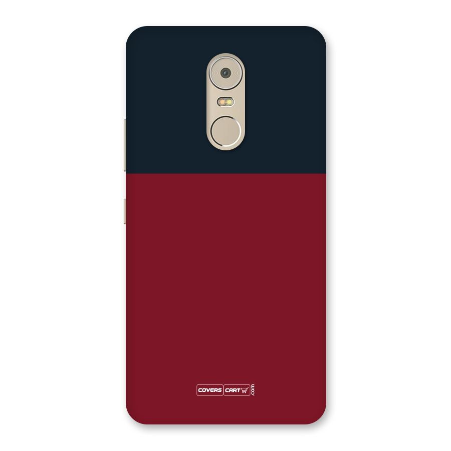 Maroon and Navy Blue Back Case for Lenovo K6 Note