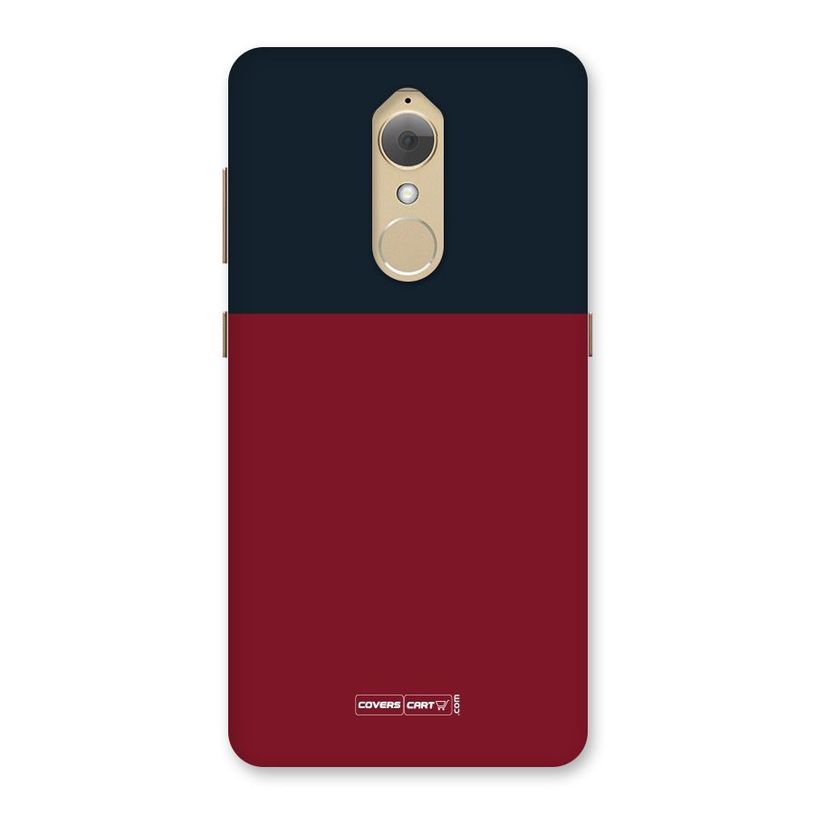 Maroon and Navy Blue Back Case for Lenovo K8