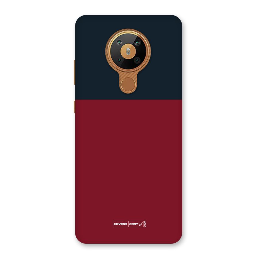Maroon and Navy Blue Back Case for Nokia 5.3
