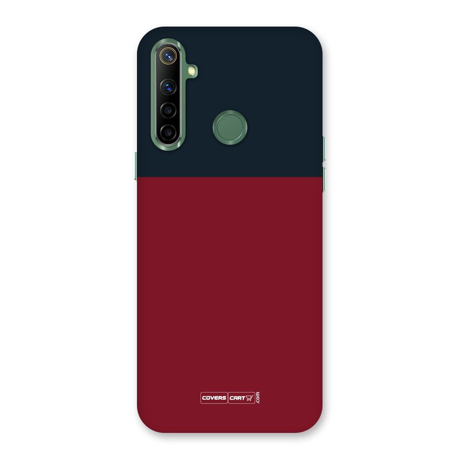 Maroon and Navy Blue Back Case for Realme Narzo 10