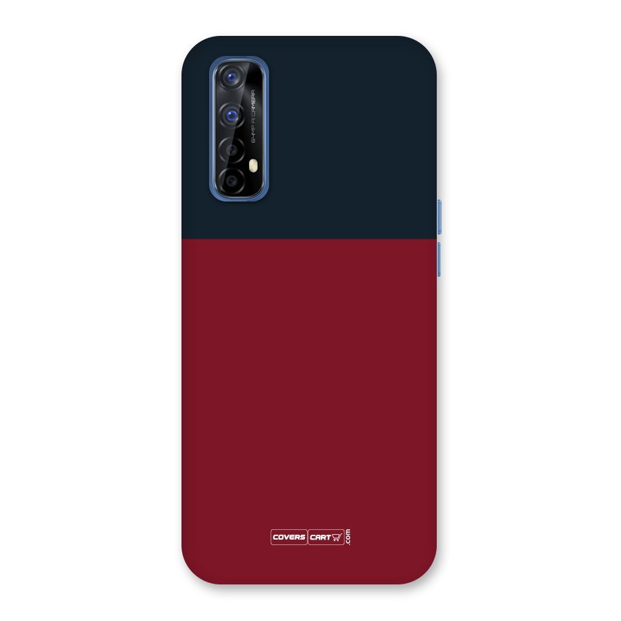 Maroon and Navy Blue Back Case for Realme Narzo 20 Pro