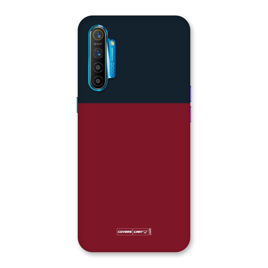 Maroon and Navy Blue Back Case for Realme XT