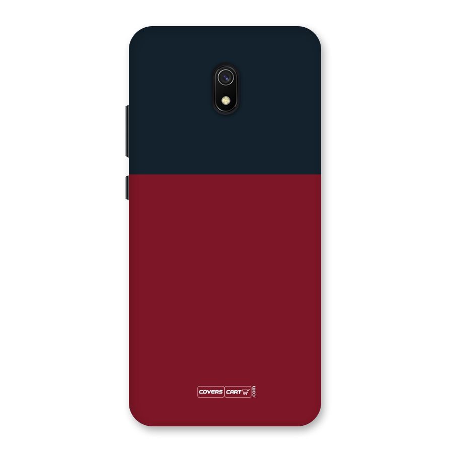 Maroon and Navy Blue Back Case for Redmi 8A