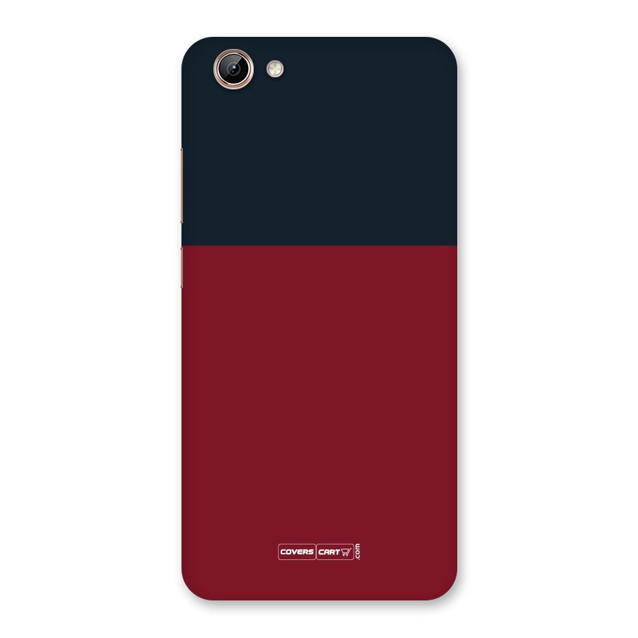 Maroon and Navy Blue Back Case for Vivo Y71i