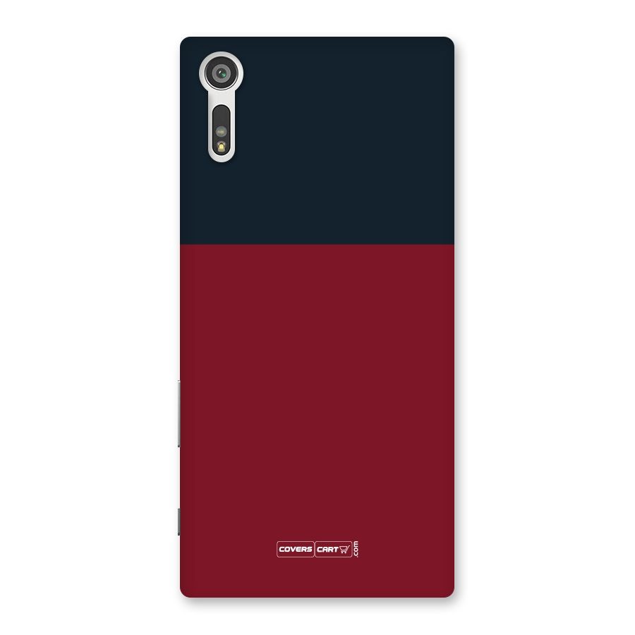 Maroon and Navy Blue Back Case for Xperia XZ