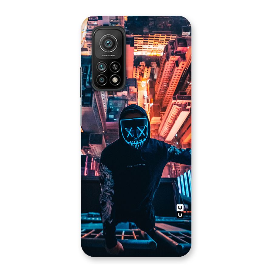 Mask Guy Climbing Building Back Case for Mi 10T 5G
