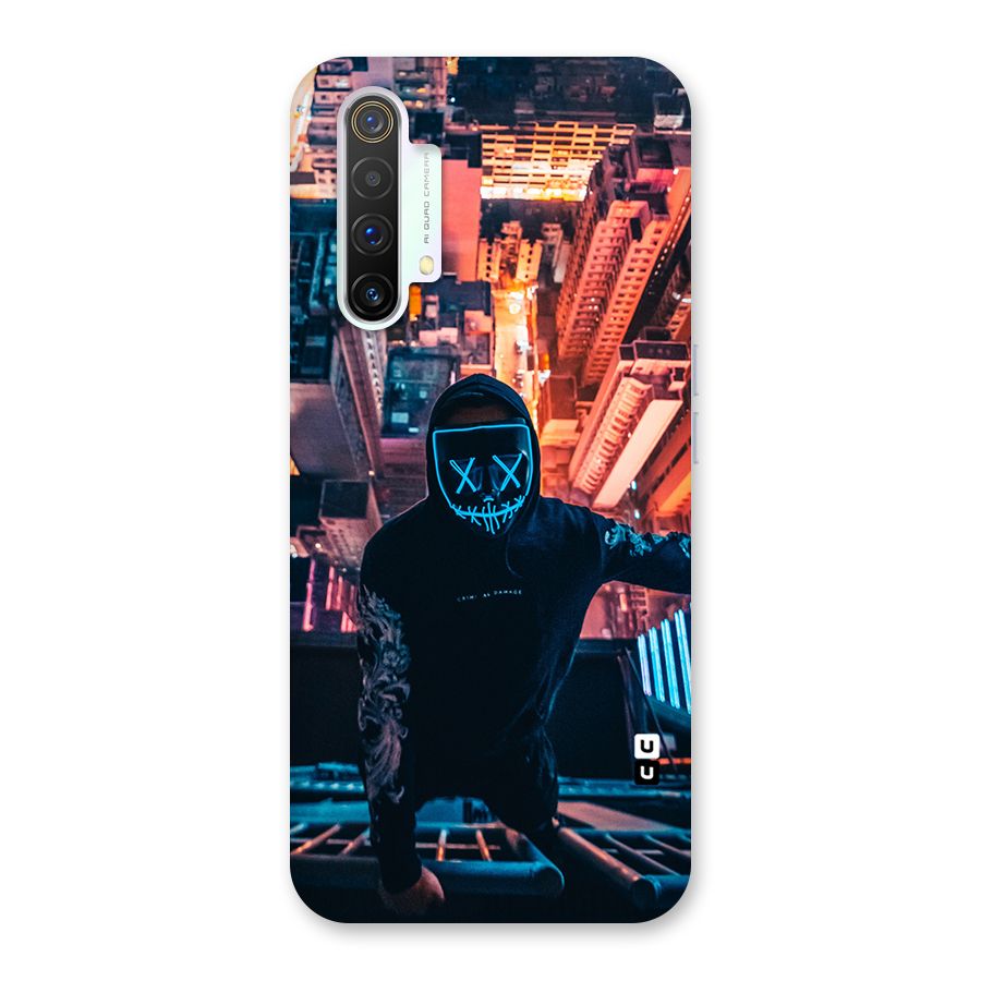 Mask Guy Climbing Building Back Case for Realme X3 SuperZoom