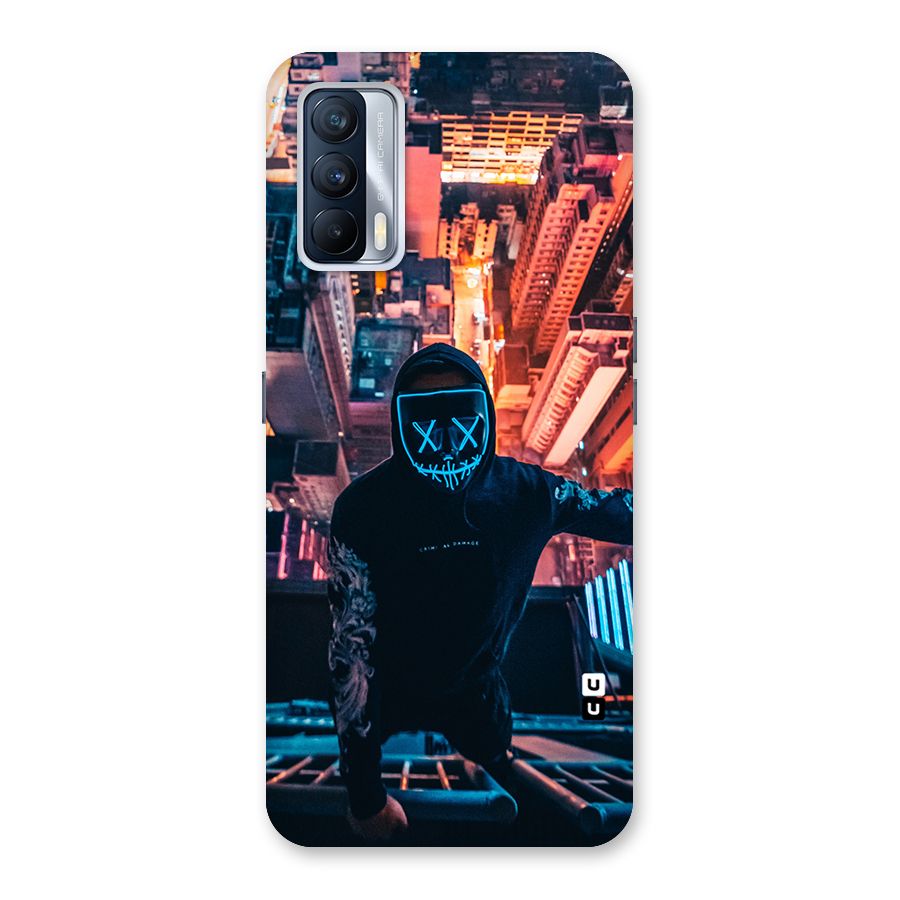 Mask Guy Climbing Building Back Case for Realme X7