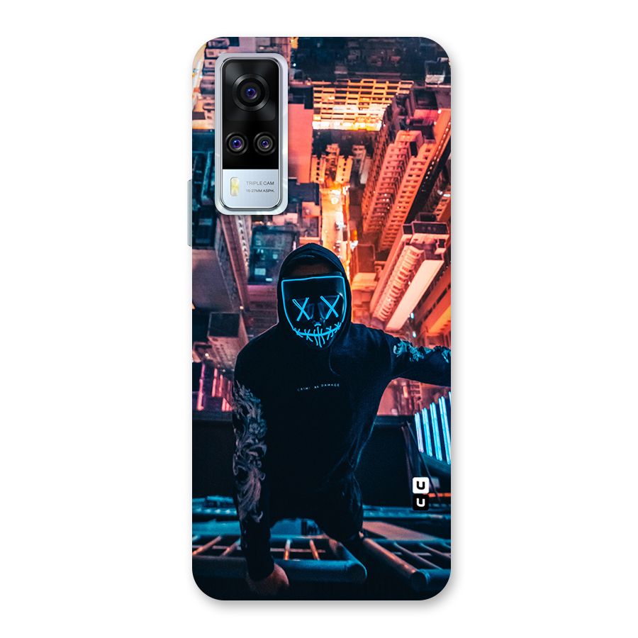 Mask Guy Climbing Building Back Case for Vivo Y31