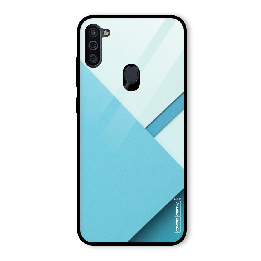Material Design Glass Back Case for Galaxy M11