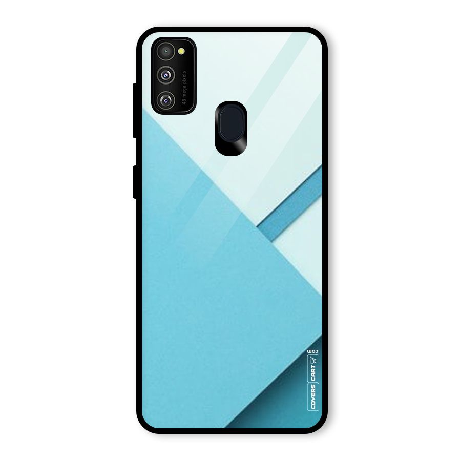 Material Design Glass Back Case for Galaxy M30s