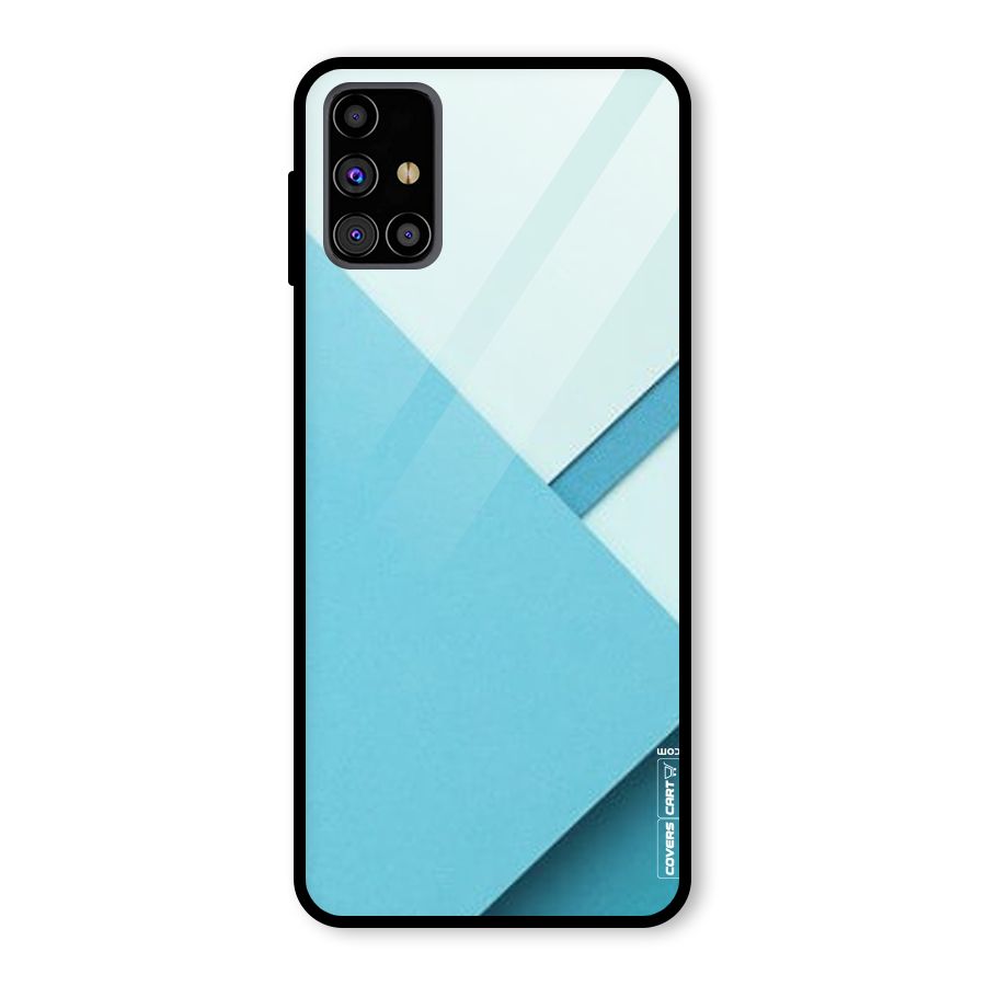 Material Design Glass Back Case for Galaxy M31s