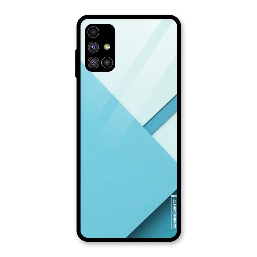 Material Design Glass Back Case for Galaxy M51