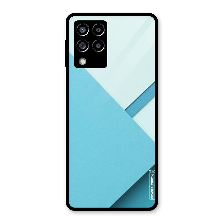 Material Design Glass Back Case for Galaxy M53 5G