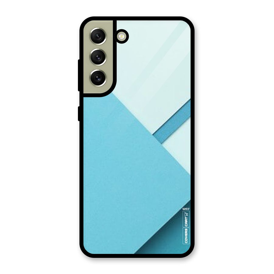 Material Design Glass Back Case for Galaxy S21 FE 5G