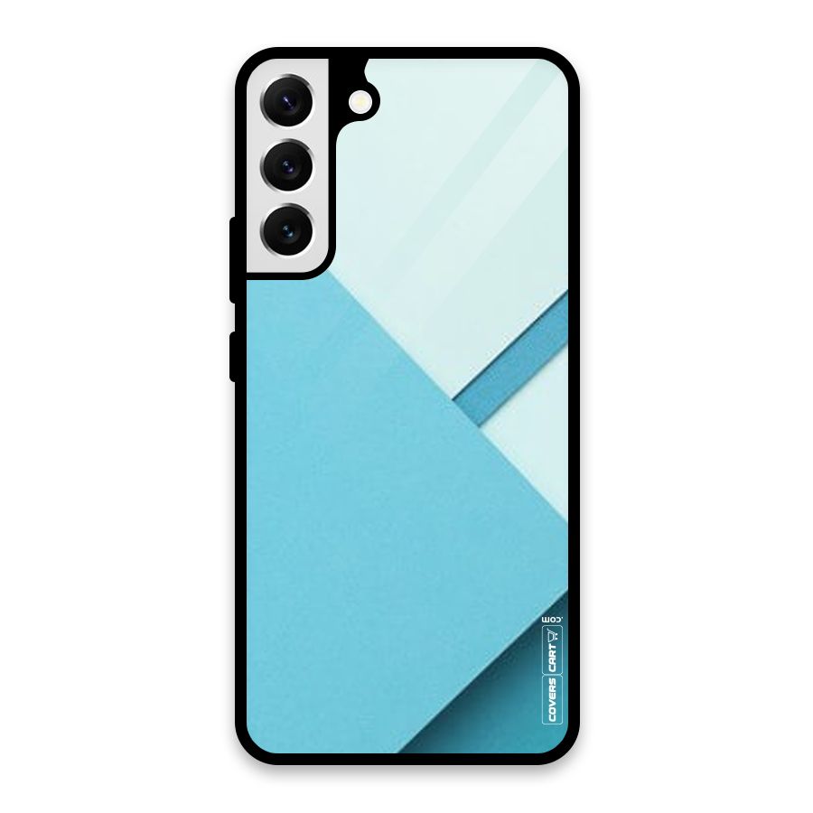 Material Design Glass Back Case for Galaxy S22 Plus 5G