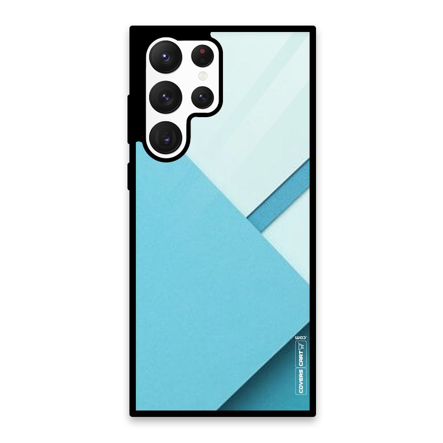Material Design Glass Back Case for Galaxy S22 Ultra 5G