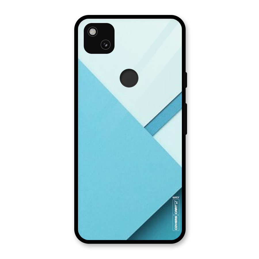 Material Design Glass Back Case for Google Pixel 4a