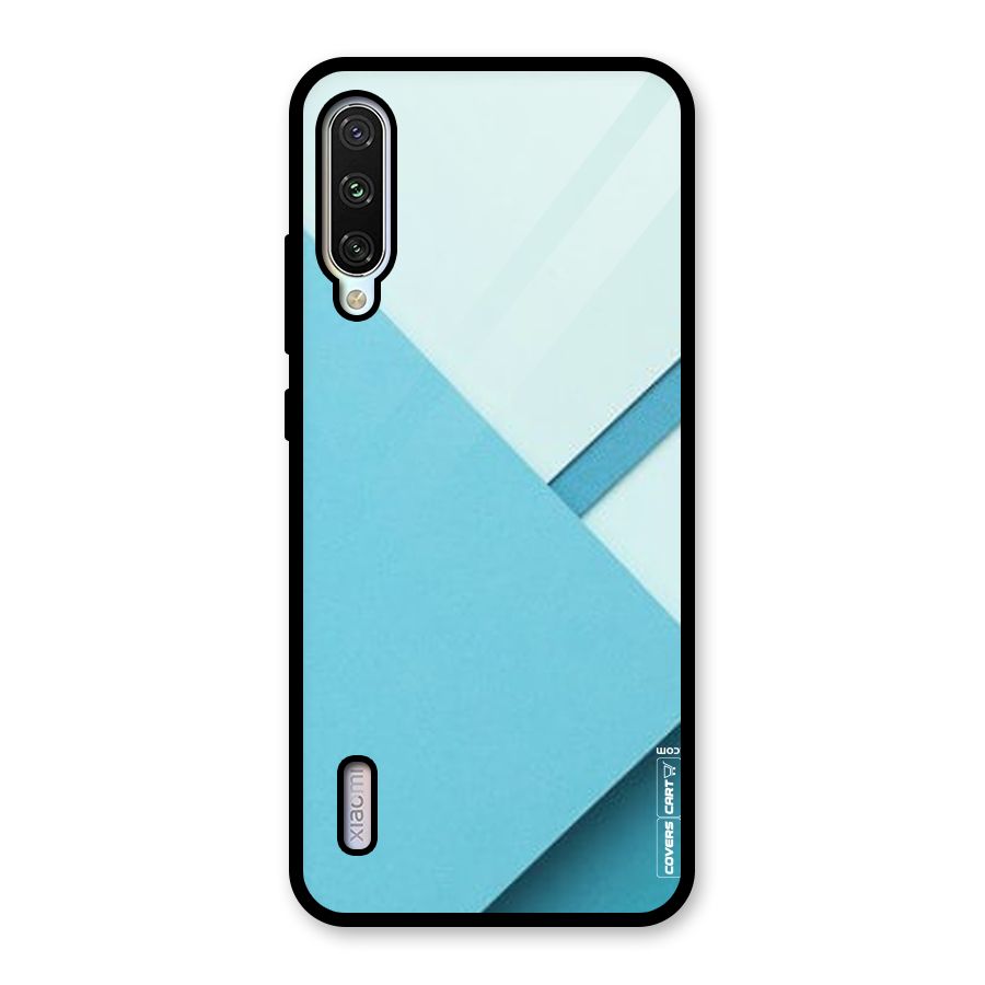 Material Design Glass Back Case for Mi A3