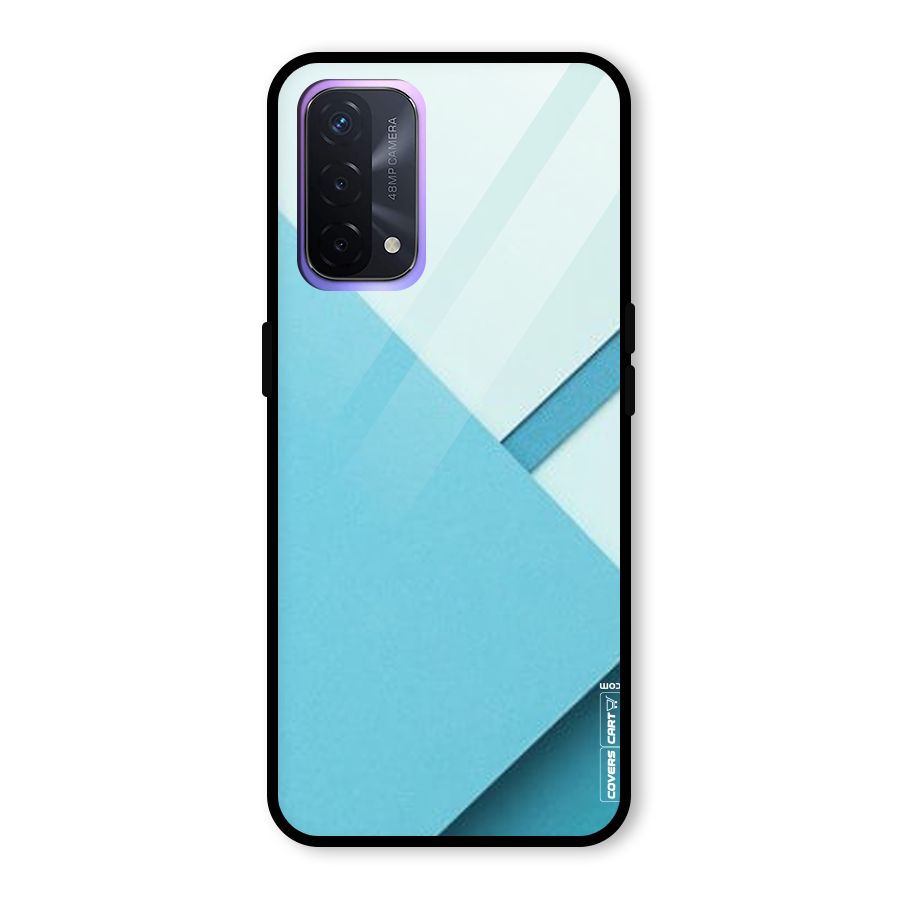 Material Design Glass Back Case for Oppo A74 5G