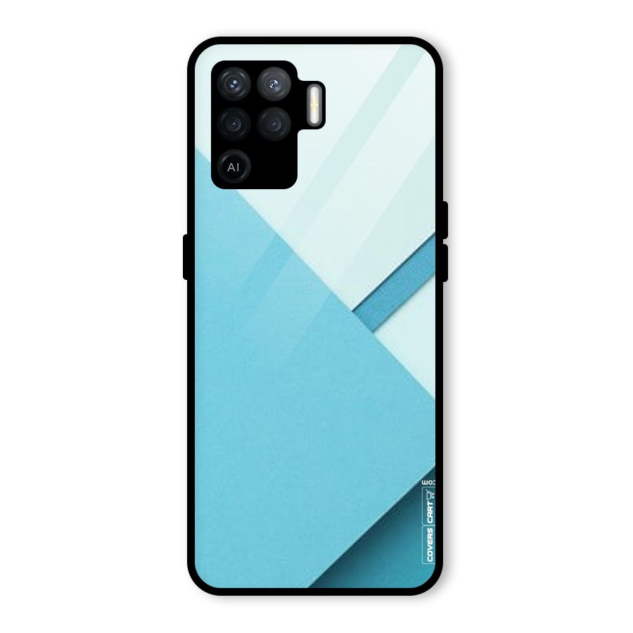 Material Design Glass Back Case for Oppo F19 Pro