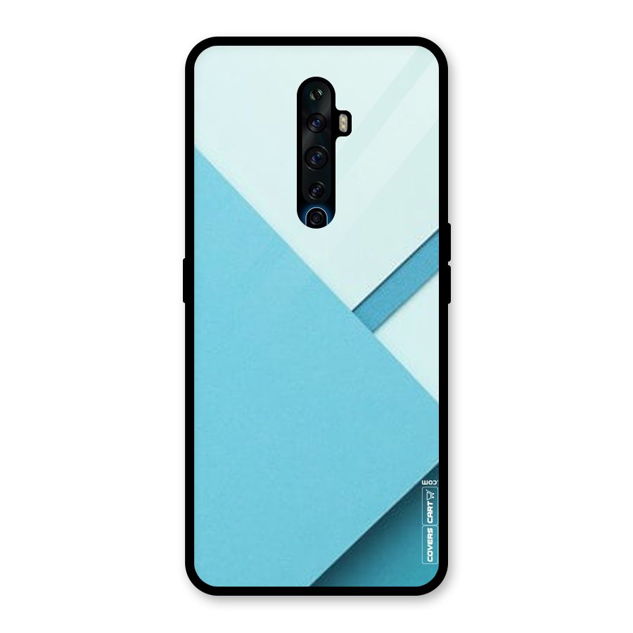 Material Design Glass Back Case for Oppo Reno2 F