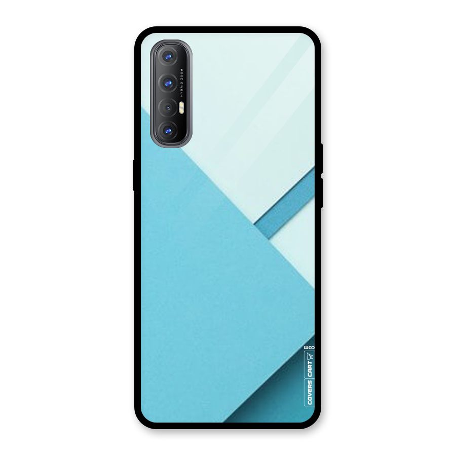 Material Design Glass Back Case for Oppo Reno3 Pro