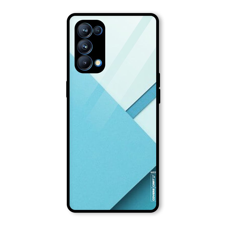 Material Design Glass Back Case for Oppo Reno5 Pro 5G