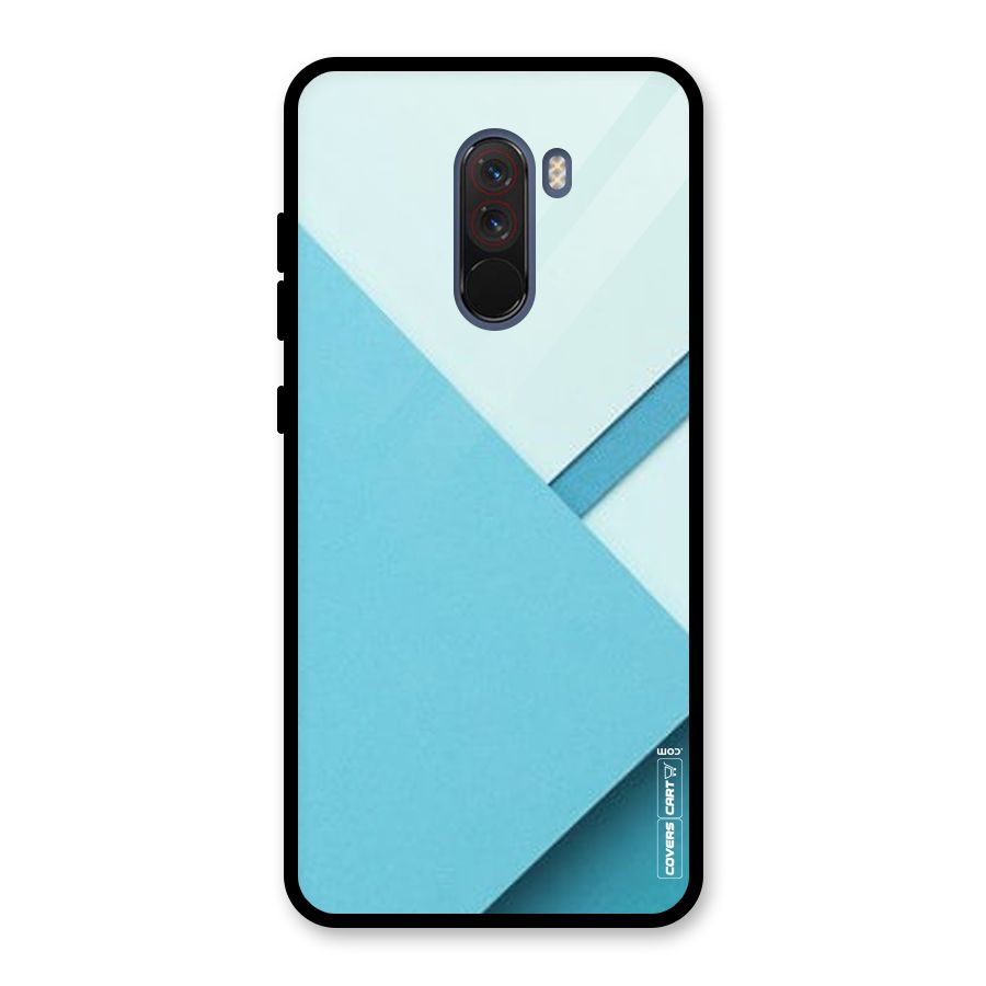 Material Design Glass Back Case for Poco F1