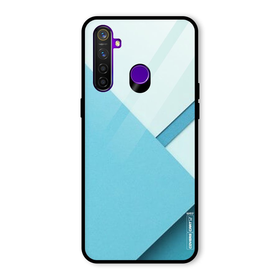 Material Design Glass Back Case for Realme 5 Pro