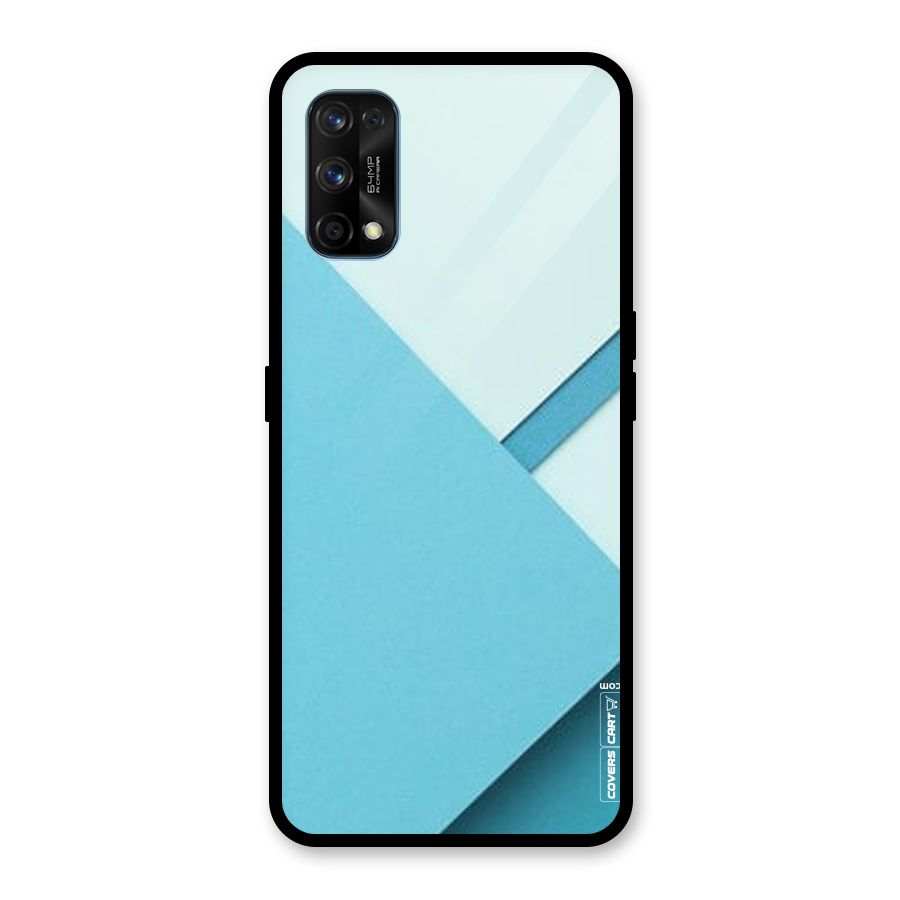 Material Design Glass Back Case for Realme 7 Pro