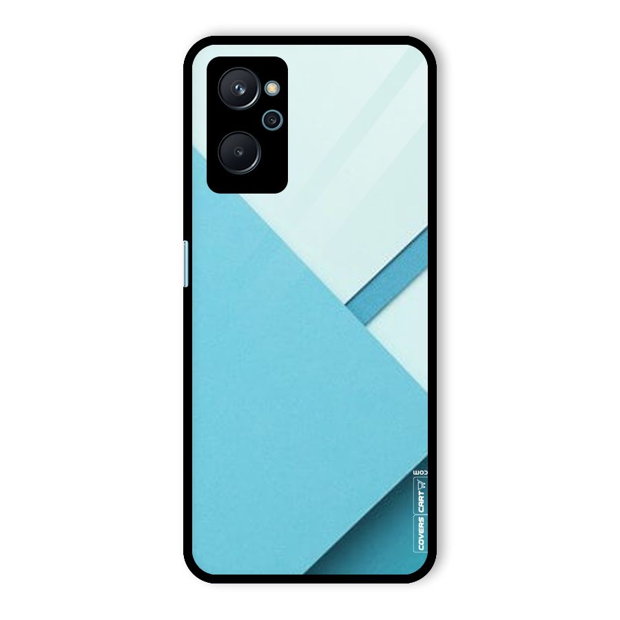 Material Design Glass Back Case for Realme 9i