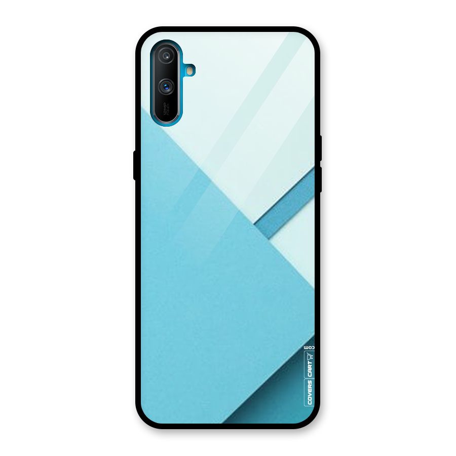 Material Design Glass Back Case for Realme C3