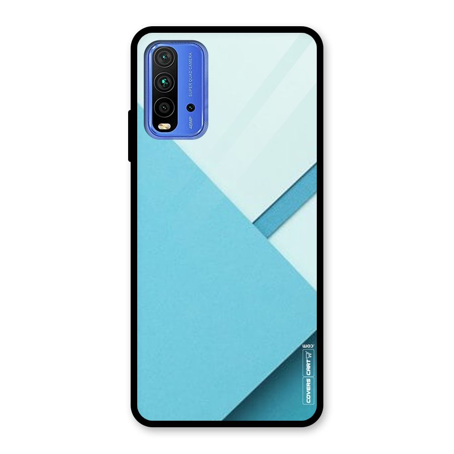Material Design Glass Back Case for Redmi 9 Power