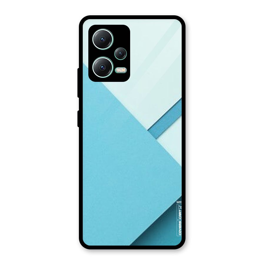 Material Design Glass Back Case for Redmi Note 12 5G