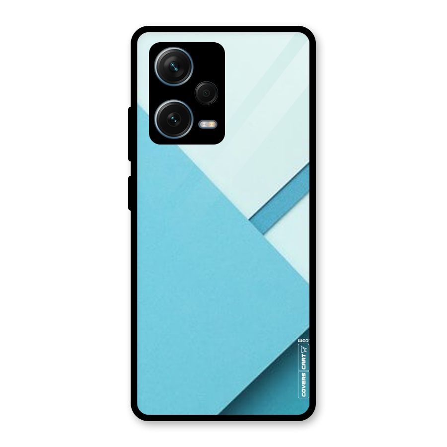 Material Design Glass Back Case for Redmi Note 12 Pro Plus 5G