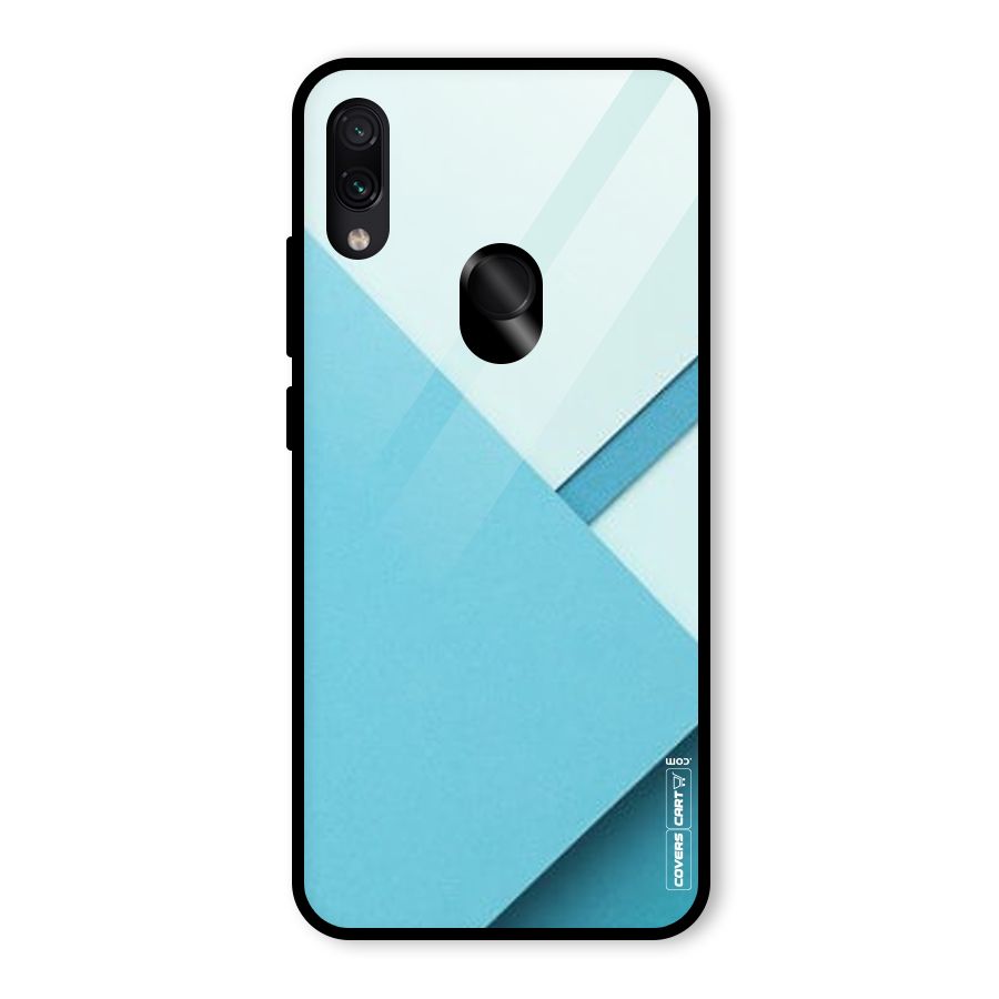 Material Design Glass Back Case for Redmi Note 7 Pro