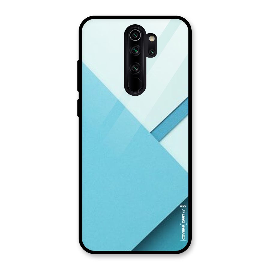 Material Design Glass Back Case for Redmi Note 8 Pro