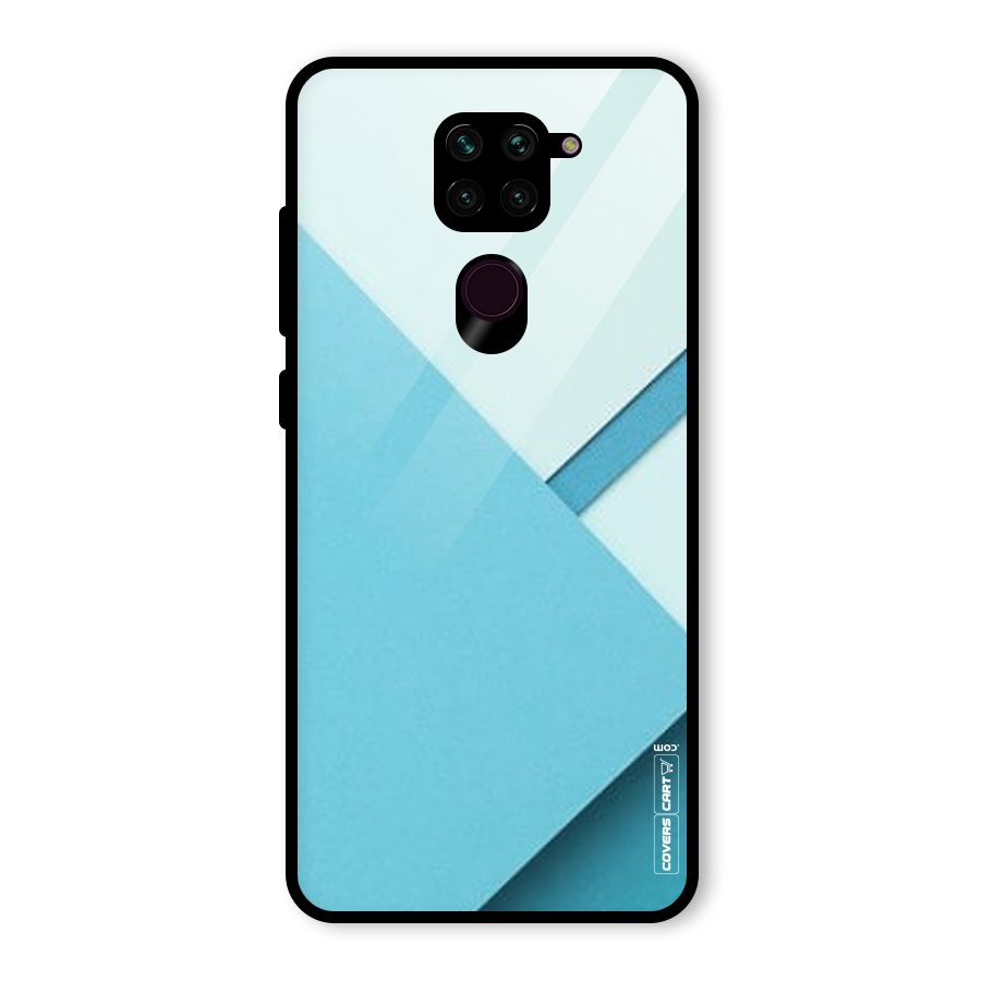 Material Design Glass Back Case for Redmi Note 9