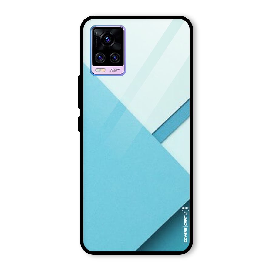 Material Design Glass Back Case for Vivo V20 Pro