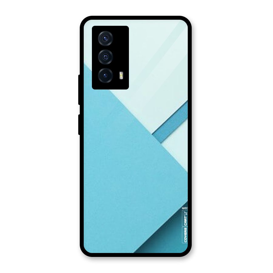 Material Design Glass Back Case for Vivo iQOO Z5