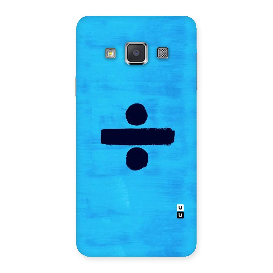 Math And Blue Back Case for Galaxy A3