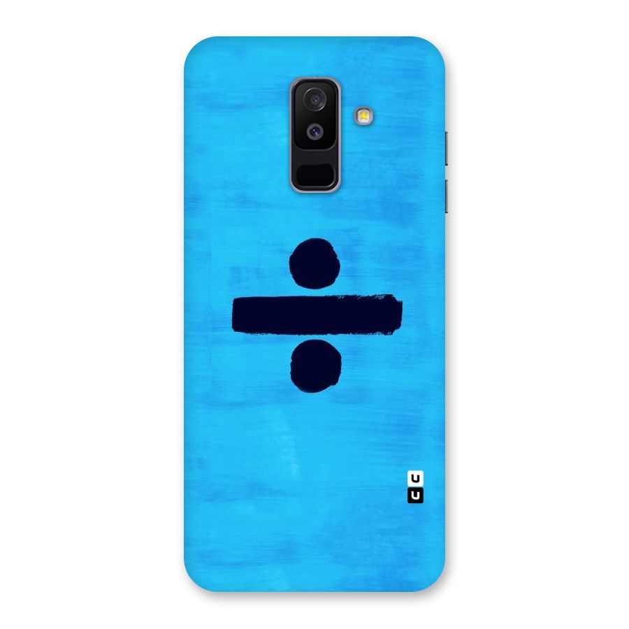 Math And Blue Back Case for Galaxy A6 Plus