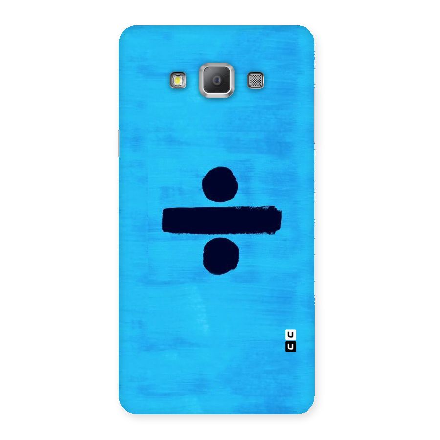 Math And Blue Back Case for Galaxy A7