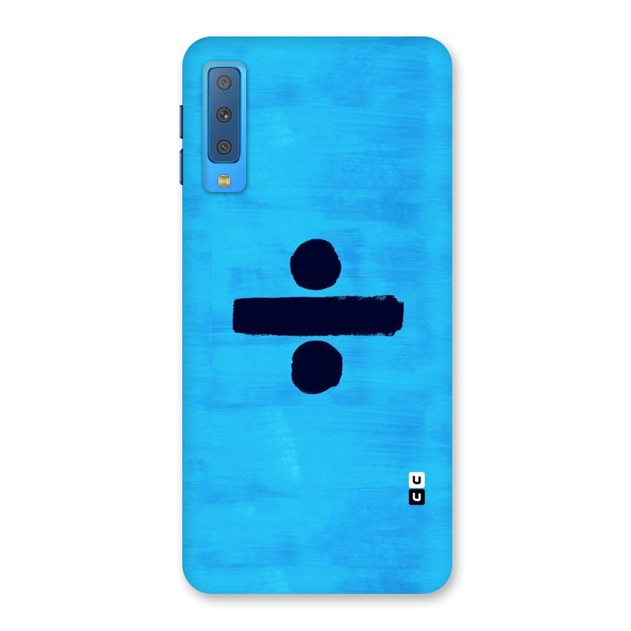 Math And Blue Back Case for Galaxy A7 (2018)