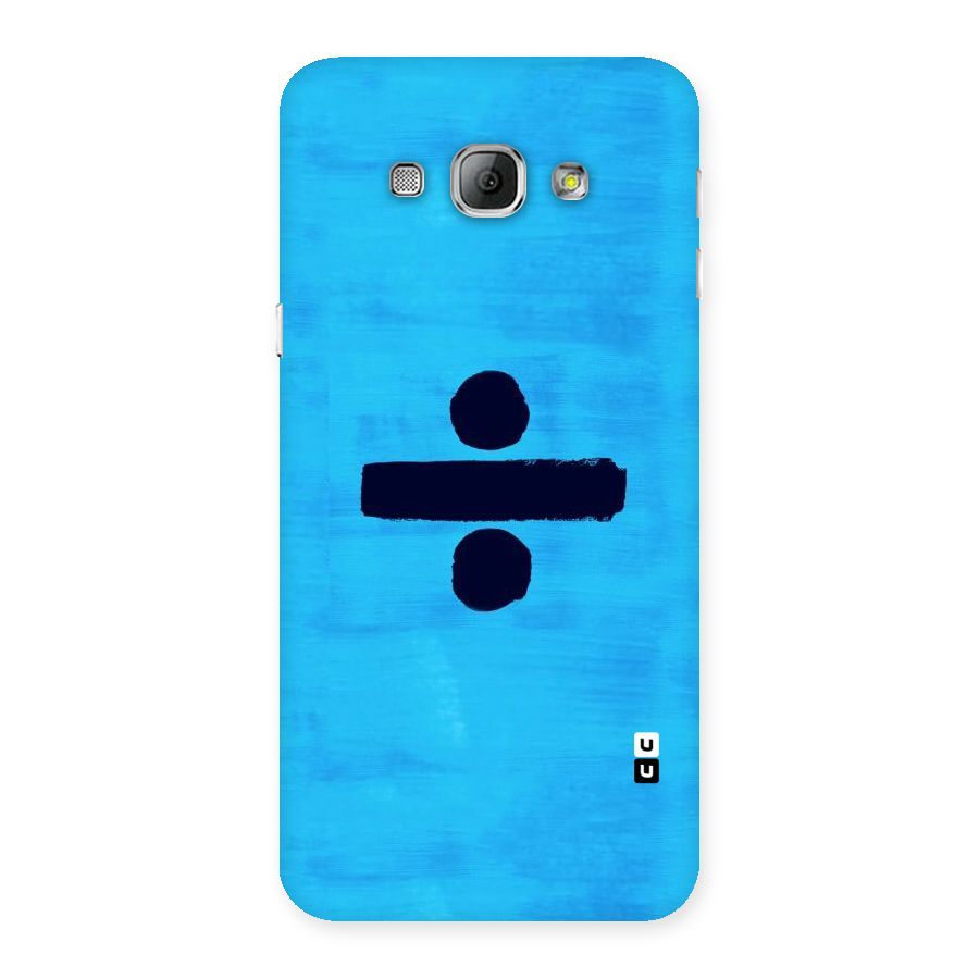 Math And Blue Back Case for Galaxy A8