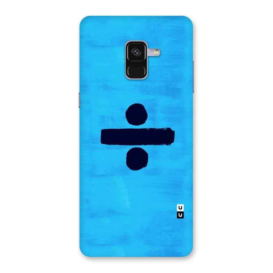 Math And Blue Back Case for Galaxy A8 Plus