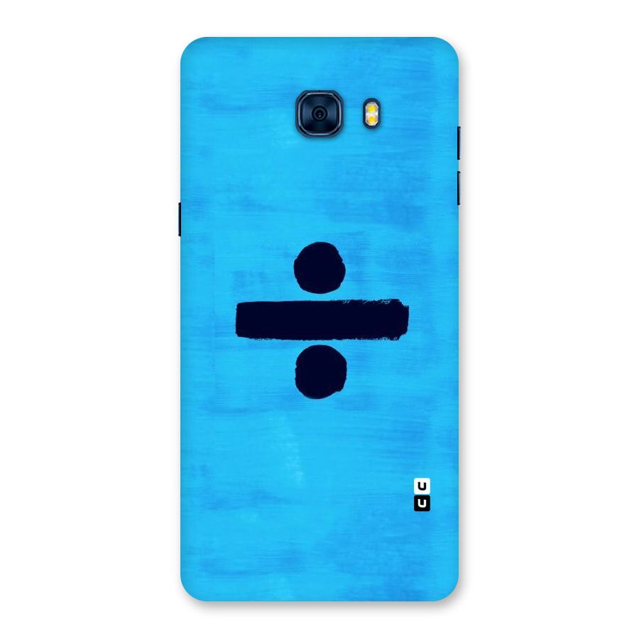 Math And Blue Back Case for Galaxy C7 Pro
